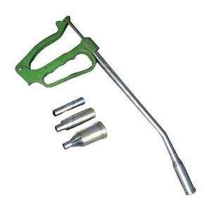 Pistolet d'administration vétérinaire réutilisable en acier inoxydable avec 3 embouts interchangeables, applicateur de bolus sûr et fiable pour bovins, ovins et caprins - Product Image 2