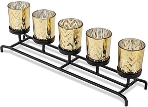 Handcrafted Durable Heat Resistant Iron Taper <b>Candlestick</b> <b>Holder</b> Elegant Turned Design Customized Color Size for Home Decoration - Product Image 3