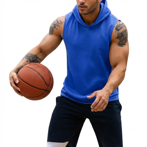 Sudadera sin Mangas para Hombre, con Logotipo Personalizado, de Algodón y Felpa, para Entrenamiento Atlético, Gimnasio, Fabricante de Ropa Deportiva de Marca Privada - Product Image 3