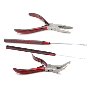 Pinzas de Alta Calidad para Extensiones de Cabello con Micro Anillos, Función de Sujeción, Empaque Personalizado con Logotipo, Mejor Precio, Herramienta de Acero Inoxidable de Grado Quirúrgico - Product Image 6