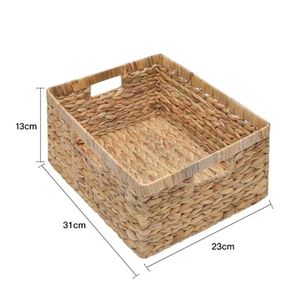 Hand Woven <b>Basket</b> from Eco-friendly Material Water Hyacinth Wholesaler Cheap Price Storage <b>Baskets</b> for Home Use - Product Image 2