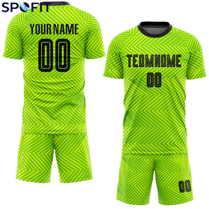 Uniforme de Fútbol Personalizado de Alta Calidad, Uniforme de Fútbol Transpirable con Estampado por Sublimación, Venta al Por Mayor con Servicio OEM - Product Image 1