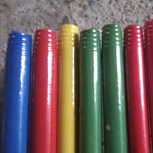 Balai de base en bois enduit de PVC italien Asiawood avec poignée, poils rigides, pelle à poussière, pour usage domestique et extérieur, nettoyage facile - Product Image 4