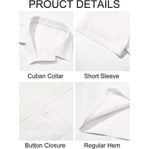 2025เสื้อเชิ้ตผู้ชายแขนสั้นมีกระดุมลายดอกไม้, เสื้อลำลองผ้ายืดน้ำหนักเบาสำหรับฤดูร้อน6XL ขนาด ODM - Product Image 4