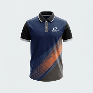 Camisetas Polo para Hombre con Logotipo Bordado de Diseño Personalizado, Transpirables, Proveedor Directo de Fábrica, MOQ Bajo, Camiseta Polo con Detección de Agujas - Product Image 1