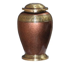 Urne de crémation en cuivre pour cendres humaines Urne funéraire Fabriquée à la main pour cendres adultes urnes faites à la main pour cendres humaines ou animales - Product Image 1