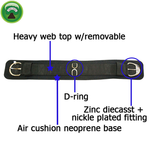 Néoprène Western Horse Cinch \ Sangle en néoprène - Product Image 5