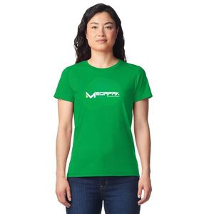 T-shirt en coton mi-lourd à manches courtes pour femme – Vente en gros – Haut décontracté à col rond – Doux, respirant et confortable pour le quotidien - Product Image 1