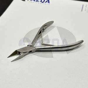 Pince à cuticules de précision à pointe fine en acier inoxydable, outil de coupe des ongles pour manucure et pédicure - Product Image 4