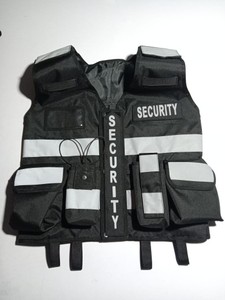Hi Vis Reflective <b>Safety</b> Vest Guard Uniform Use Workplace Community <b>Safety</b> Vest Multi Pocket Customized Tactical Security Vest - Product Image 1