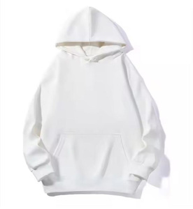 New Fashion 100% Cotton Oversized Pullover Hoodie Heavy Weight Casual Hoodies for Men Solid Color 360GSM <b>Weighted</b> <b>Blank</b> Hoodies - Product Image 4