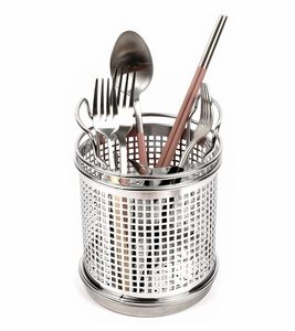 Stainless Steel Cutlery <b>Holder</b> Spoon Stand Fork Knife Organizer Rack for <b>Kitchen</b> Dining Table Countertop <b>Utensil</b> Storage - Product Image 5