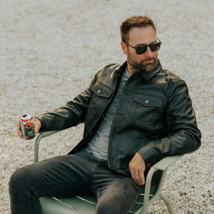 Premium Men Genuine Leather Biker <b>Jacket</b> Custom Logo Real <b>Sheepskin</b> Moto <b>Jacket</b> Wholesale Manufacturer Biker Clothing Supplier - Product Image 5