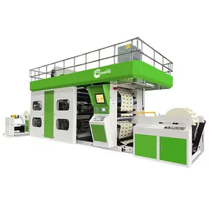 Automatische 4-Color Flexo-Druckmaschine für Papierbecher mit UV-Trocknungssystem