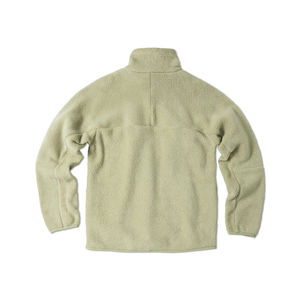 New Style Men's Full Zip Stand Collar Sherpa Jackets Front Custom Logo Full Sleeve Winter <b>Warm</b> Soft Outerwear Fleece Jackets - Product Image 6