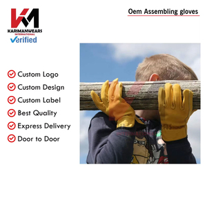 Working Gloves Heavy Duty Work Gloves Durable Grip Anti <b>Slip</b> Safety Gloves for Industrial Use OEM Bulk - Product Image 5