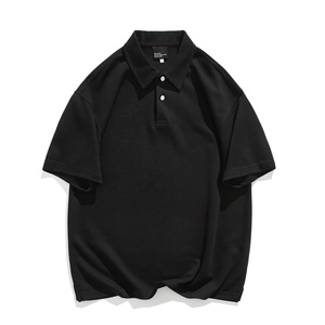 Alta calidad 250gsm 80% CVC mezcla de algodón Unisex clásico esencial manga corta Polo para hombres logotipo personalizado bordado - Product Image 5