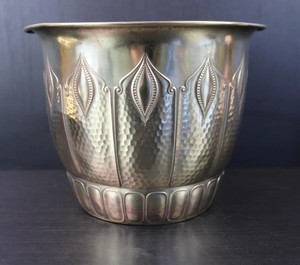 Antique Design Heavy Metal Silver Flower <b>Liner</b> Planters Customized Sizes & Color for Home Hotels Malls and Garden - Product Image 5