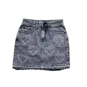 Faldas Cargo Personalizadas para Mujer, Minifaldas Vaqueras a la Moda, Falda Vaquera Ajustada de Cintura Baja con Bolsillos, Casual - Product Image 1