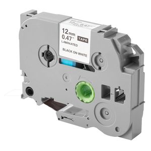 Paquete de 6 cintas de impresora de etiquetas de colores de 0,47/12 mm compatibles con varios tipos de repuesto para Brother P-Touch - Product Image 2