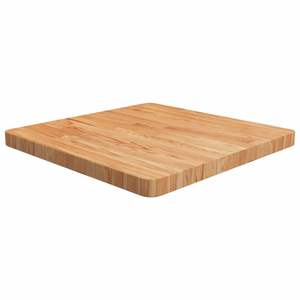 Table de table durable en bois de chêne massif brun clair 24x24 pouces - Catégorie de produit - Product Image 1