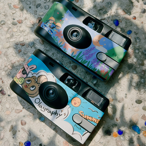 Cámara Desechable Promocional de Marca Personalizada LOMOPIE con Batería AA, Película de Plástico de 35 mm, de un Solo Uso, Enfoque Fijo y Flash - Product Image 1