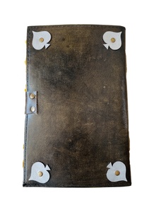 Hocus pocus หนังสือหนังวินเทจทำมือนูนรูปลอกศิลปะกระดาษเซลติก wicals บันทึกสำหรับการเขียนสมุดบันทึก - Product Image 3