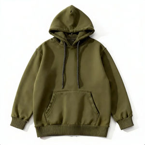 Custom <b>Plain</b> Blanks Oversized Heavyweight 420 Gsm 100% Cotton French Terry Winter <b>Hoodie</b> High Quality Anti-wrinkle - Product Image 3