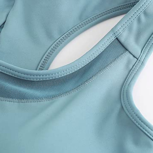 Custom Made Medium Support Breathable Quick Dry Yoga Fitness Bra Women Front Logo Simple Removable Pads New Arrival - Product Image 4