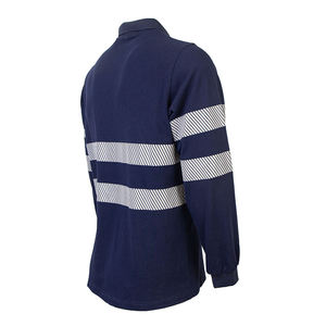 เสื้อเชิ้ตแขนสั้นผู้ชายทรงลำลองสไตล์ทางการ ปักโลโก้คุณภาพสูง สำหรับฤดูร้อน น้ำหนักปานกลาง แบบเรียบง่าย - Product Image 4