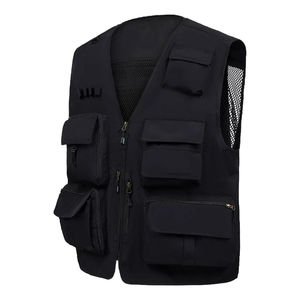 Gilet de randonnée et de pêche pour homme, gilet de photographe, veste sans manches en maille, gilet cargo porte-outils, nouveau gilet cargo d'été pour homme - Product Image 3