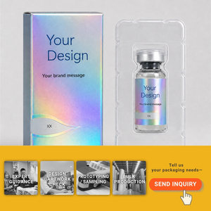 Custom Peptide Package <b>Boxes</b> and Private Stickers Labels for 3ml 5ml Injectable Peptide Vials <b>Pen</b> Gift Set Packaging ODM/OEM - Product Image 6