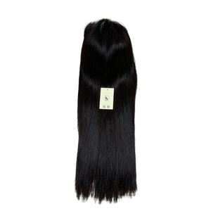 วิกผมแบบไม่มีกาวปิดแบบใช้กาวสองชั้นทำจากสวิสผมตรงธรรมชาติ - Product Image 1