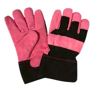 Gants de travail confortables en cuir grainé de vachette, renforcés, protection douce pour les mains, pour la construction, vêtements de sécurité réfléchissants - Product Image 2