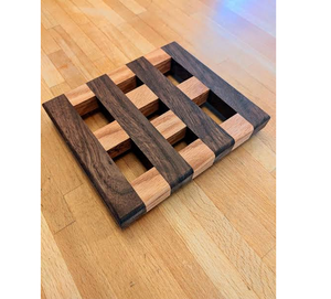 Wood Trivet Hotel Restaurant Tableware Hot Pot <b>Coaster</b> Wooden Trivet Mats Non Slip Modern <b>Table</b> <b>Coaster</b> - Product Image 2