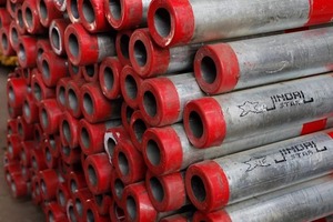 Tuyau rond en acier galvanisé sans soudure, tube en acier doux au carbone, embout rouge pour la construction - Product Image 4