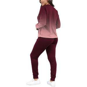 Survêtement unisexe noir uni, écologique, personnalisable, de haute qualité, manches longues, coupe classique, vêtements d'automne, polyester/coton - Product Image 2