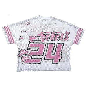 Service OEM, vêtements de sport respirants sur mesure, grande taille, vente en gros, streetwear vintage, maillot de football américain unisexe, polyester/coton - Product Image 6