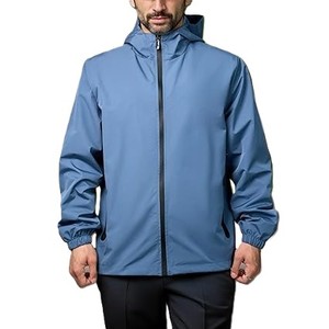 Veste coupe-vent homme personnalisable 2026, respirante, avec fermeture éclair, doublure hydrofuge, accepte le logo client, vêtements de sport OEM, imperméable - Product Image 2