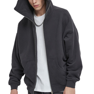 Nouvelle Arrivée – Sweat à Capuche Zippé Masqué Tendance pour Homme 2026 – Coton Lourd Décontracté Grande Taille pour Hommes - Product Image 6