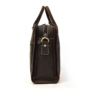 Sacoche vintage en cuir pleine fleur, sacoche d'affaires personnalisée pour ordinateur portable, sac messager, fournisseur en gros d'usine sous marque privée - Product Image 4