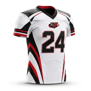 Poliéster Transpirable Ligero Talla Grande Fútbol Americano Diseño Superior Impresión por Sublimación Personalizada Verde Kelly Azul Rey - Product Image 3