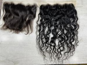 Extensiones de Cabello Humano Remy de 18 Pulgadas 13/4, Hermoso Cabello Indio Virgen del Sur de la India para Cabello Rizado con Frente de Encaje - Product Image 5