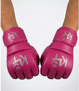 Gants de boxe demi-doigts en cuir PU respirants pour l'entraînement et le sparring, pour MMA, Muay Thai, Kickboxing, toutes saisons KLTW INT'L - Product Image 1