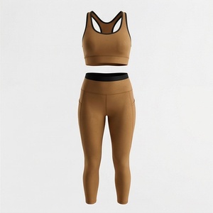 Ensemble de yoga pour femmes, vêtements de sport respirants pour la gym, tenue de fitness, vêtements de sport athlétiques, équipement d'exercice et de jogging - Product Image 1