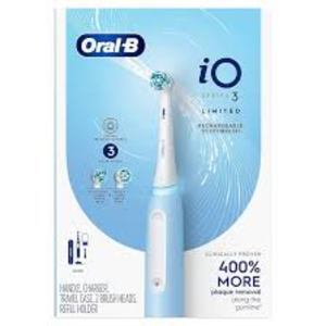 แปรงสีฟันไฟฟ้า Oral-B IO Series 3 รุ่นลิมิเต็ดอิดิชั่น พร้อมหัวแปรง 2 หัว ระบบทำความสะอาดขั้นสูง ดูแลอย่างอ่อนโยน พร้อมเซ็นเซอร์วัดแรงกด สำหรับใช้ในครัวเรือน - Product Image 6
