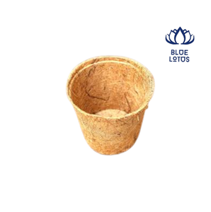 Pots à fleurs en fibre de coco Blue Lotus, biodégradables, écologiques, durables, pour jardin, design carré, non enduits, style vintage classique - Product Image 1