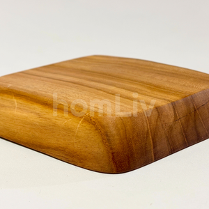 Plato Mini de Madera de Teca Ecológico y Natural OEM, Seguro para Alimentos, Sin Pintura ni Barniz, Halal, Plato Cuadrado Personalizado para Servir - Product Image 5