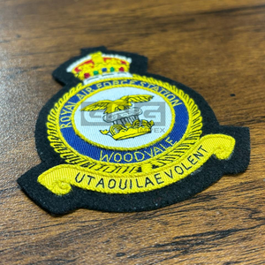 Embroidery Brooch Threads Hand Embroidery Badges <b>Pins</b> Blazer Uniforms Shoulders <b>Collar</b> Custom Design Patch - Product Image 6