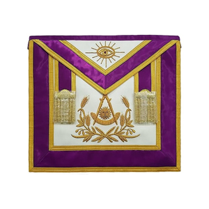Nuevo Delantal Masónico Bordado de Lona con Diseño Moderno, Hecho a Mano con Color y Logotipo Personalizados, Alta Calidad - Product Image 6